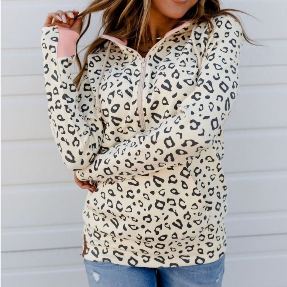 Ampersand Avenue Half Zip Hoodie - Size Medium - Picture 5 of 11